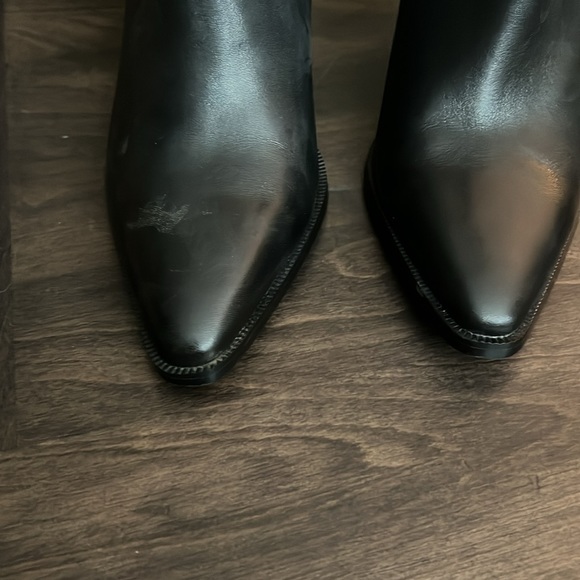 Steve Madden black elene leather boot - Picture 2 of 7